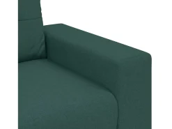 Best vidaxl | Conjunto de Sofás | 2 pcs Amarelo 221 x 78 x 80 cm Tecido Verde