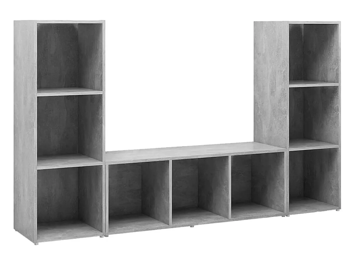 vidaxl | Gabinete para TV | 3 pcs 37 x 35 x 107.5 cm^ Móvel De Tv