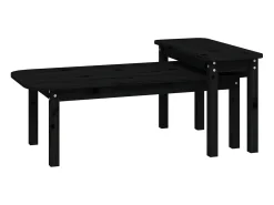 vidaxl 2 pcs conjunto de mesas de centro pinho maciço^ Mesa De Centro