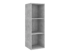 Best 3 pcs conjunto de móveis de TV contraplacado cimento PT841607 Cinzento