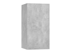Móvel De Tv| 7 pcs conjunto de móveis de TV derivados madeira cinza cimento PT742068 Cinzento
