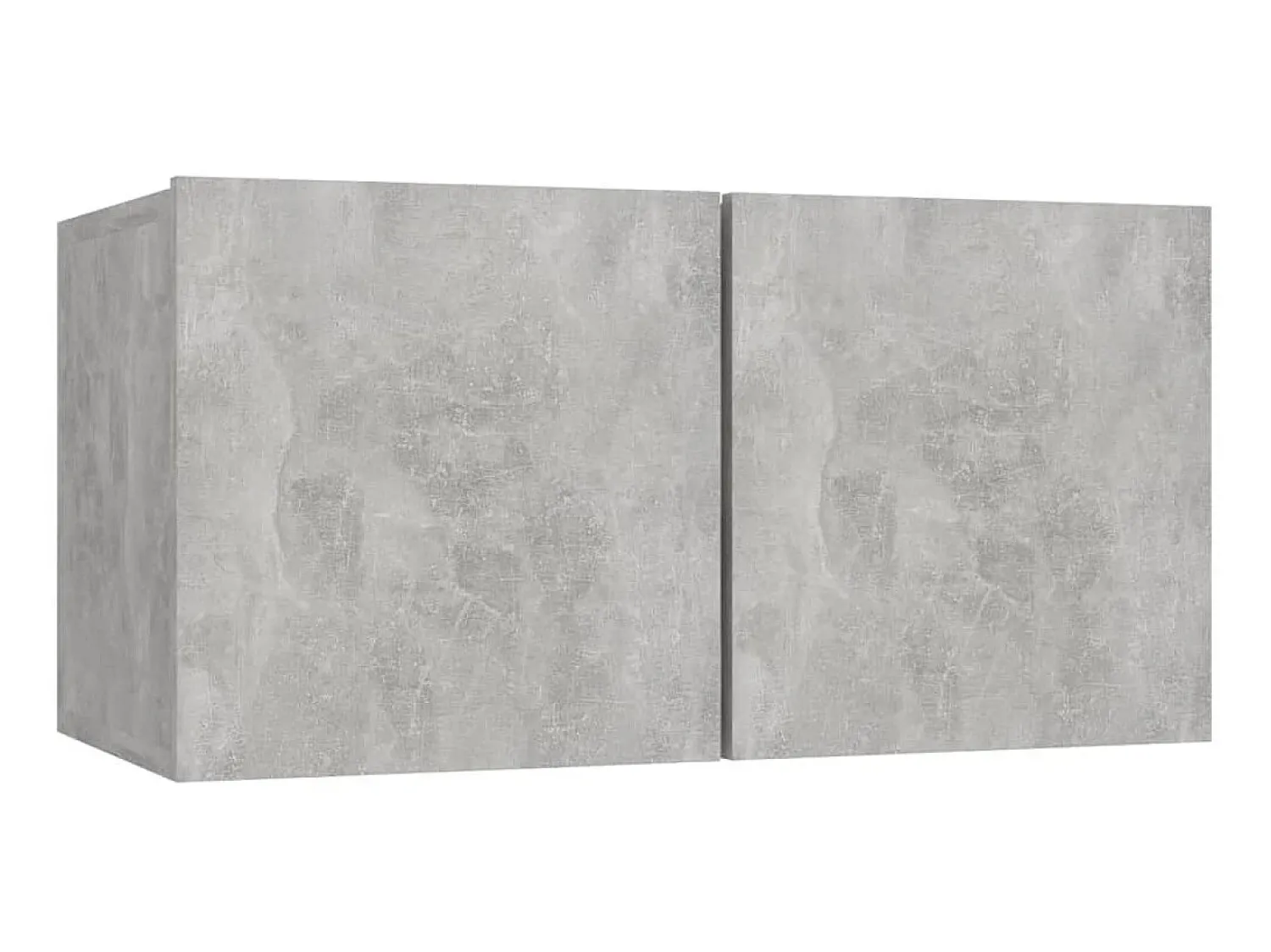 4 pcs conjunto de móveis de TV derivados madeira cinza cimento PT892341^ Móvel De Tv