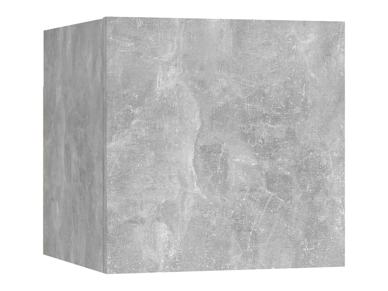 6 pcs conjunto de móveis de TV derivados madeira cinza cimento PT259381^ Móvel De Tv