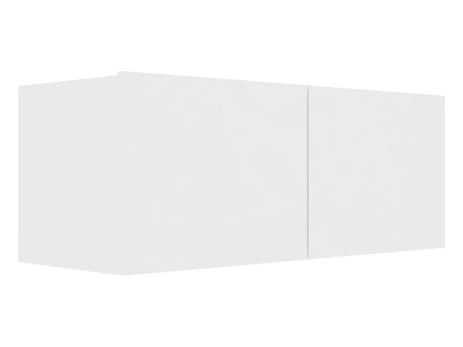 Móvel De Tv* 2 pcs conjunto de móveis de TV derivados de madeira PT181393 Branco