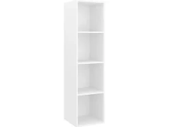 Outlet 2 pcs conjunto de móveis de TV contraplacado PT975926 Branco