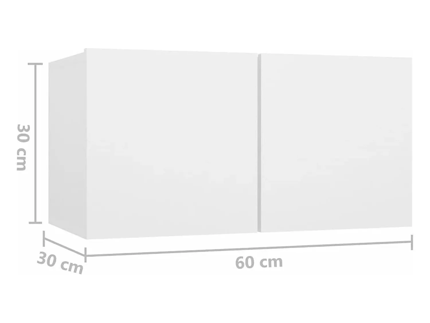 Móvel De Tv|vidaxl 4 pcs conjunto de móveis de TV derivados de madeira Branco