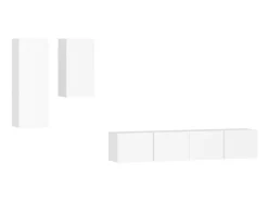 4 pcs conjunto de móveis de TV derivados de madeira PT725824^ Móvel De Tv