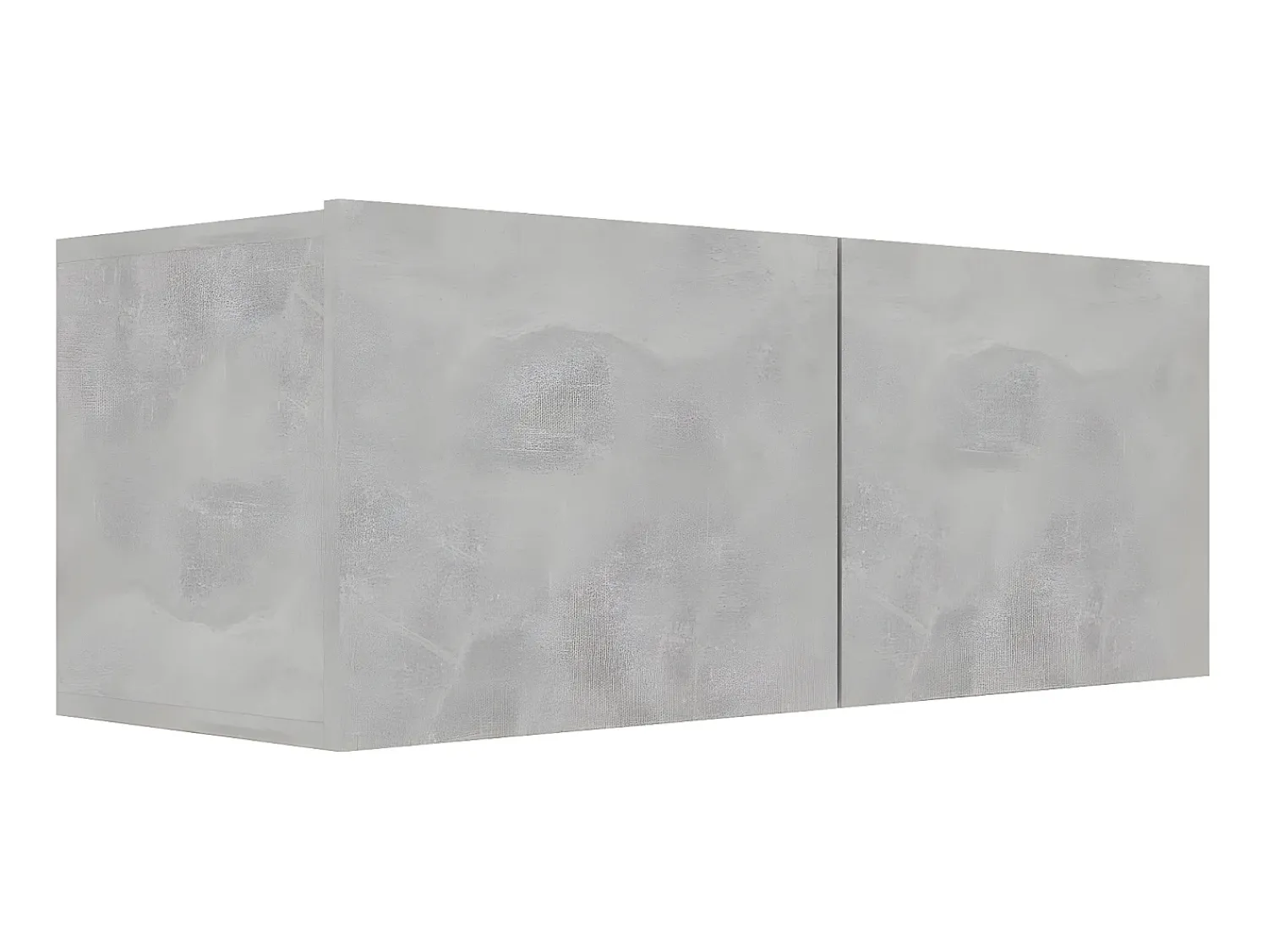 Móvel De Tv| 8 pcs conjunto de móveis TV derivados madeira cimento PT302026 Cinzento
