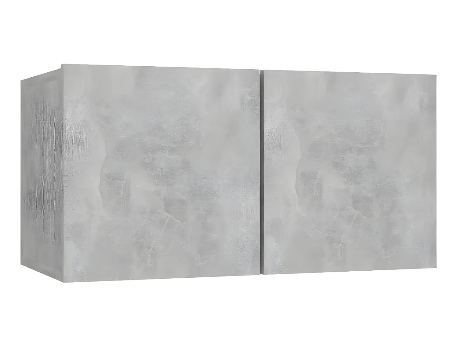 Móvel De Tv| 8 pcs conjunto de móveis TV derivados madeira cimento PT302026 Cinzento