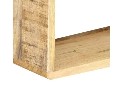 3 pcs conjunto de prateleiras de parede cubos mangueira maciça PT522591^ Prateleira