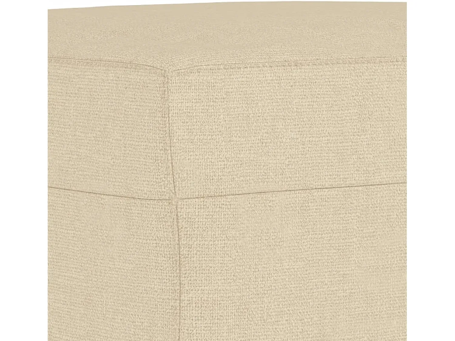 New vidaxl 3 pcs conjunto de sofás com almofadas tecido cor Creme