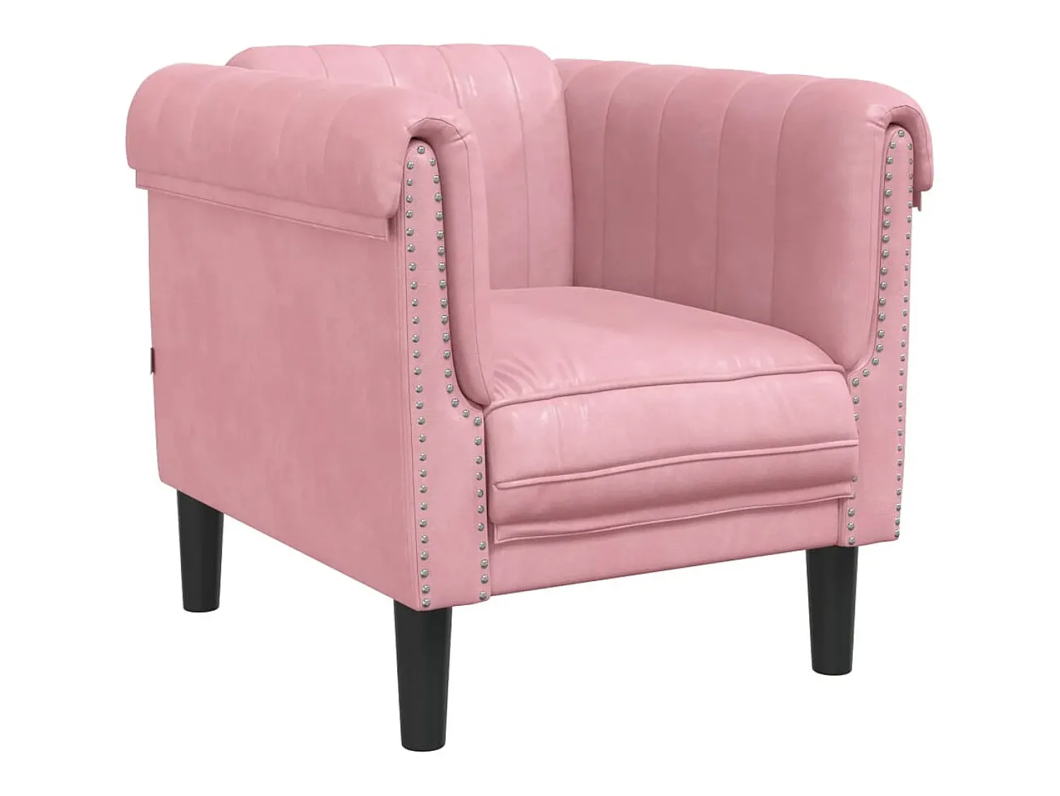 Sofá|vidaxl 3 pcs conjunto de sofás veludo Rosa