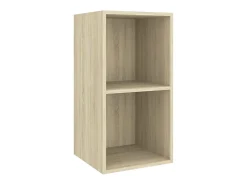 Sale 3 pcs conjunto móveis de TV derivados madeira carvalho sonoma PT885168 Castanho
