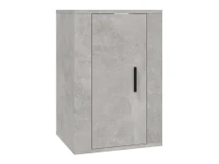 2 pcs conjunto móveis de TV derivados de madeira cinza cimento PT528225^ Móvel De Tv