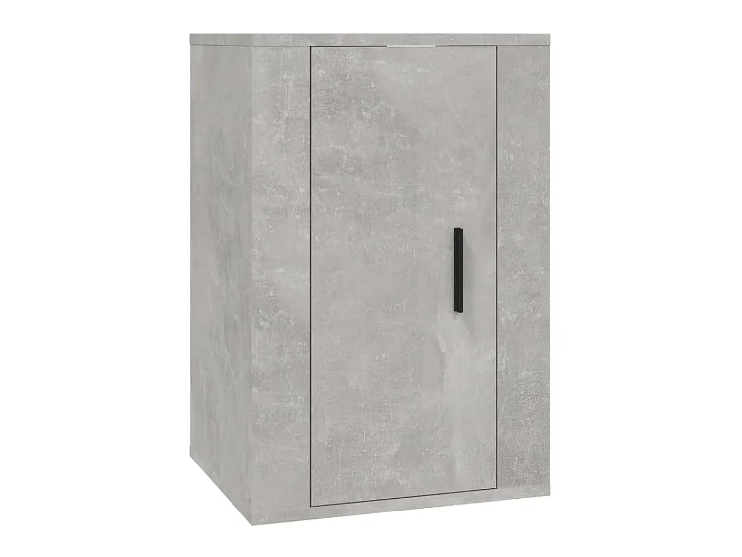 2 pcs conjunto móveis de TV derivados de madeira cinza cimento PT528225^ Móvel De Tv