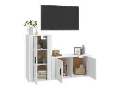 2 pcs conjunto móveis de TV derivados de madeira PT992402^ Móvel De Tv