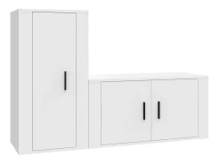 2 pcs conjunto móveis de TV derivados de madeira PT992402^ Móvel De Tv