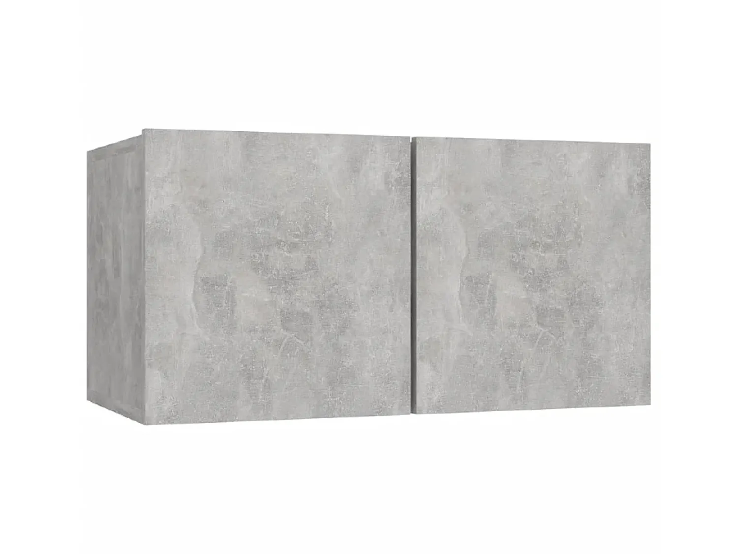 Móvel De Tv* 6 pcs conjunto móveis TV derivados de madeira cimento PT550869 Cinzento