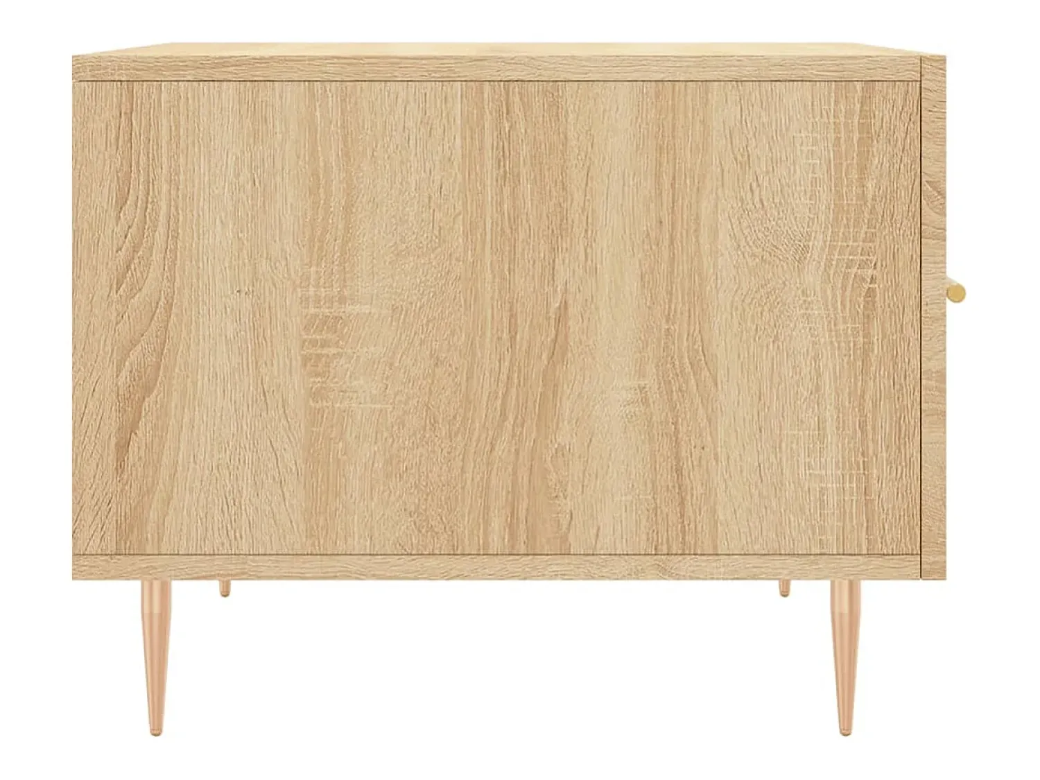 Mesa De Centro| 2 pcs Mesas de centro | Mesa de apoio | Mesa de café 50x50x40cm deriv. madeira carvalho sonoma Castanho