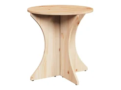 2 pcs Mesas de centro | Mesa de apoio | Mesa de café Natural 46x46x47 cm^ Mesa De Centro