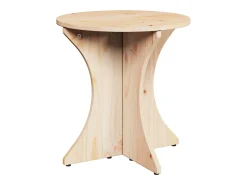 2 pcs Mesas de centro | Mesa de apoio | Mesa de café Natural 46x46x47 cm^ Mesa De Centro