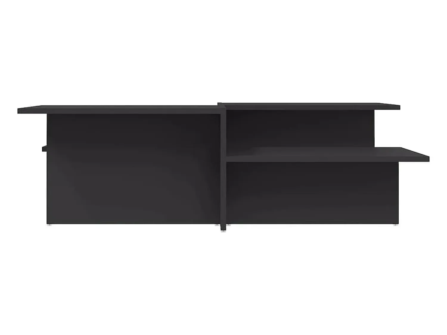 2 pcs Mesas de centro | Mesa de apoio | Mesa de café derivados de madeira^ Mesa De Centro