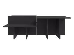 2 pcs Mesas de centro | Mesa de apoio | Mesa de café derivados de madeira^ Mesa De Centro