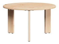 Mesa De Centro| 3 pcs Mesas de centro | Mesa de apoio | Mesa de café Natural 47.5x47.5x27 cm Castanho