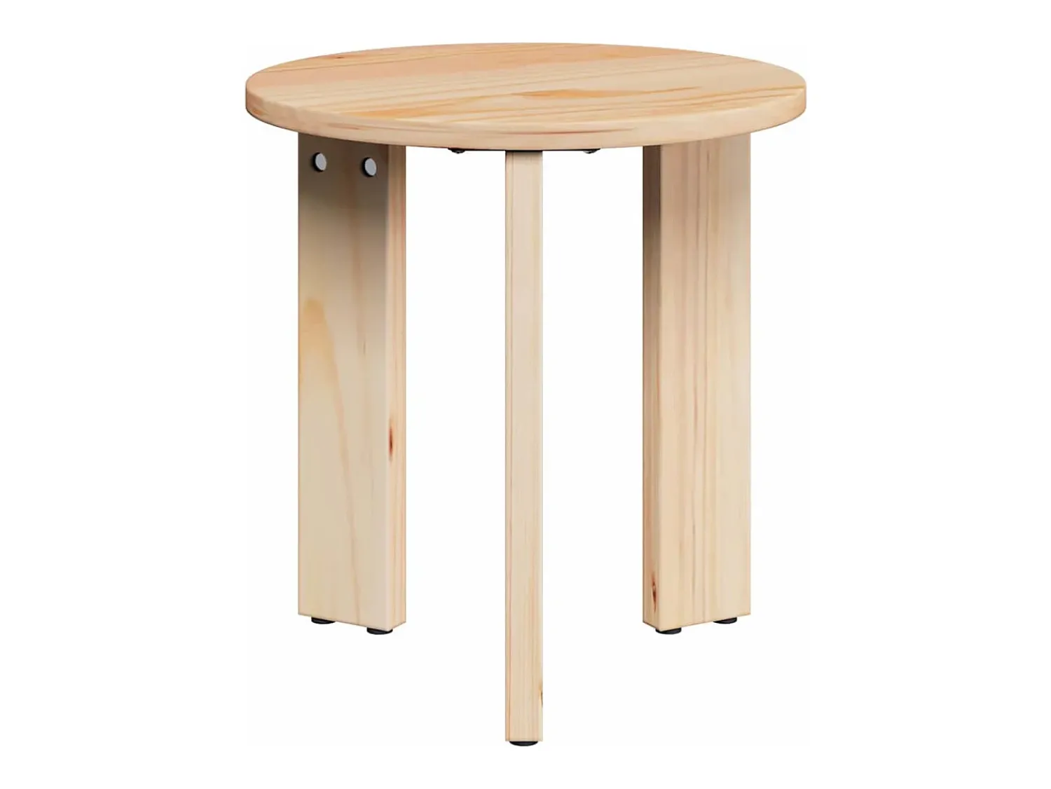 Mesa De Centro| 3 pcs Mesas de centro | Mesa de apoio | Mesa de café Natural 47.5x47.5x27 cm Castanho