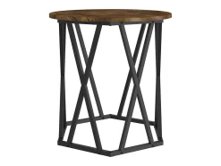 Mesa De Centro* 2 pcs Mesas de centro | Mesa de apoio | Mesa de café Carvalho fumado 50x50x50 cm Castanho