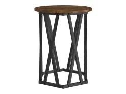 Mesa De Centro* 2 pcs Mesas de centro | Mesa de apoio | Mesa de café Carvalho fumado 50x50x50 cm Castanho