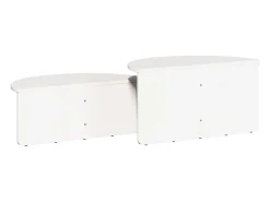 2 pcs Mesas de centro | Mesa de apoio | Mesa de café 79x39.5x40 cm^ Mesa De Centro