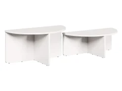 2 pcs Mesas de centro | Mesa de apoio | Mesa de café 79x39.5x40 cm^ Mesa De Centro