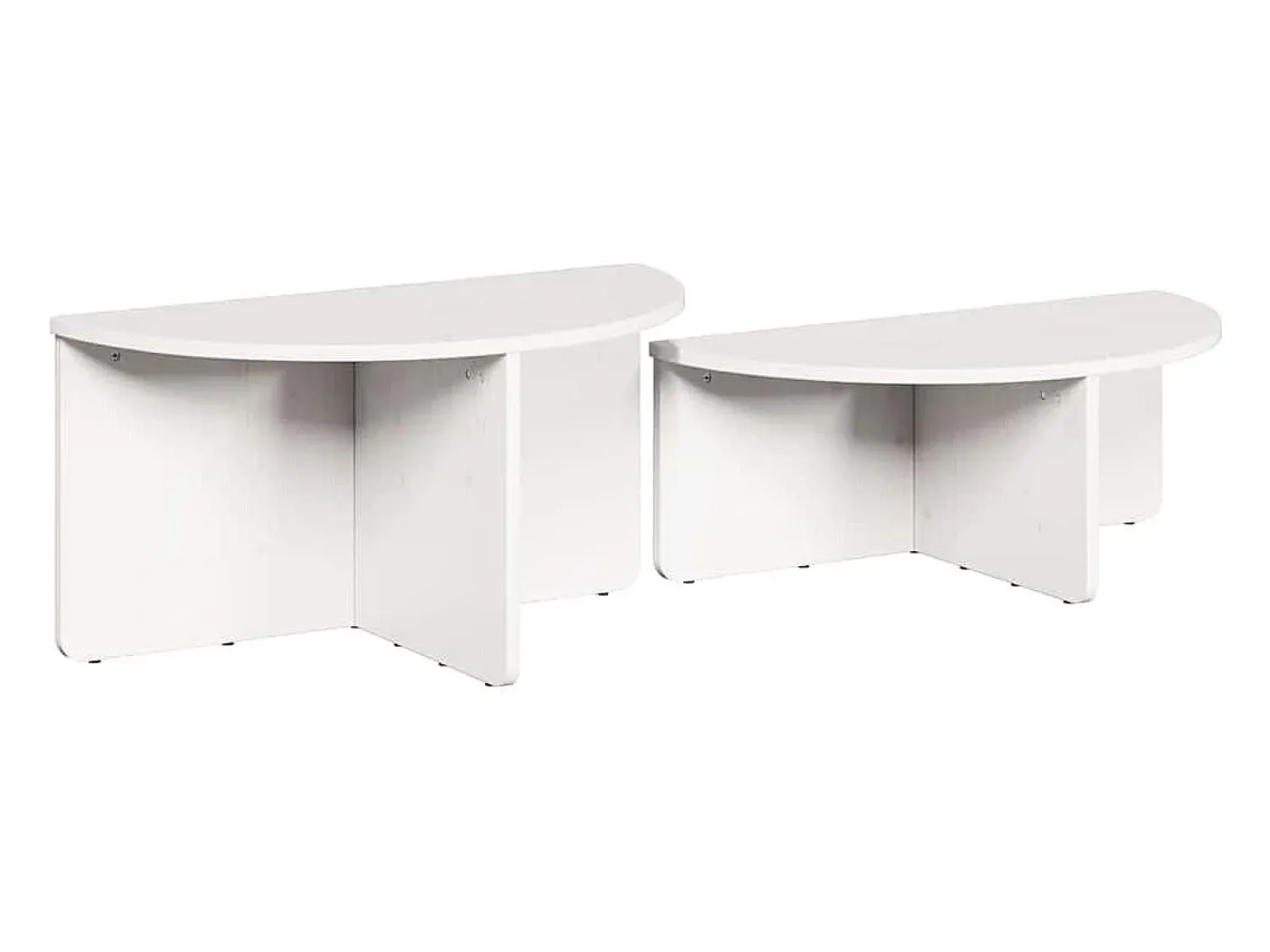 2 pcs Mesas de centro | Mesa de apoio | Mesa de café 79x39.5x40 cm^ Mesa De Centro