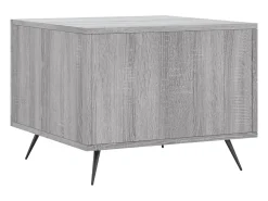 Mesa De Centro| 2 pcs Mesas de centro | Mesa de apoio | Mesa de café 50x50x40 cm madeira proc. sonoma cinza Cinzento