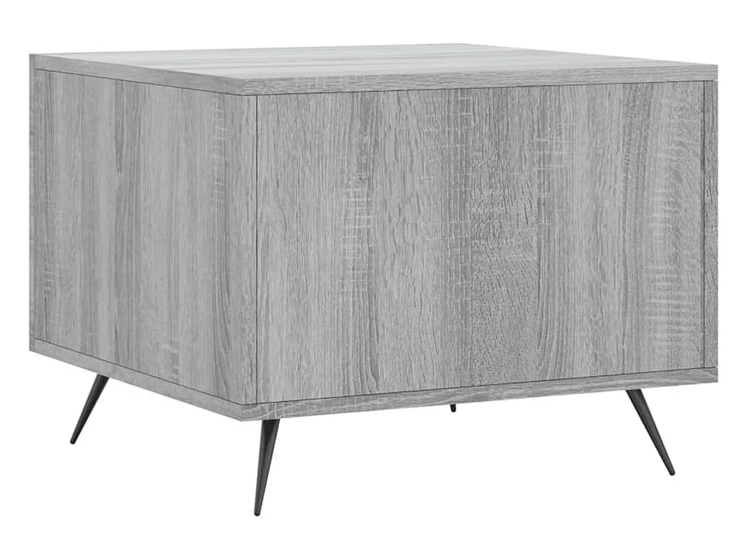 Mesa De Centro| 2 pcs Mesas de centro | Mesa de apoio | Mesa de café 50x50x40 cm madeira proc. sonoma cinza Cinzento