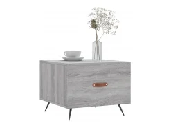 Mesa De Centro| 2 pcs Mesas de centro | Mesa de apoio | Mesa de café 50x50x40 cm madeira proc. sonoma cinza Cinzento