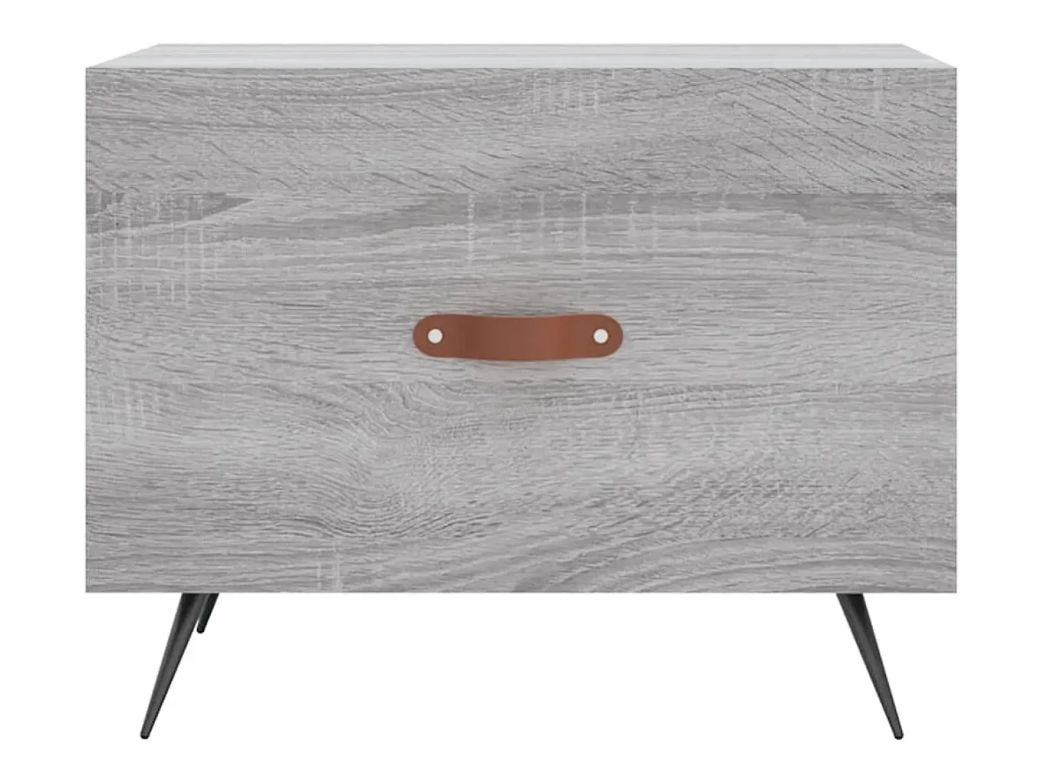 Mesa De Centro| 2 pcs Mesas de centro | Mesa de apoio | Mesa de café 50x50x40 cm madeira proc. sonoma cinza Cinzento
