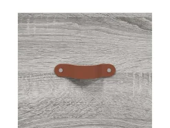 Mesa De Centro| 2 pcs Mesas de centro | Mesa de apoio | Mesa de café 50x50x40 cm madeira proc. sonoma cinza Cinzento