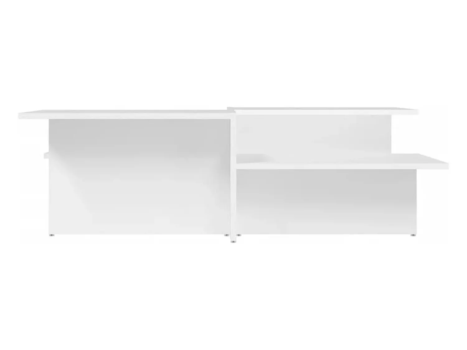 2 pcs Mesas de centro | Mesa de apoio | Mesa de café derivados de madeira^ Mesa De Centro