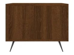 2 pcs Mesas de centro | Mesa de apoio | Mesa de café 50x50x40 cm madeira proc. carvalho^ Mesa De Centro