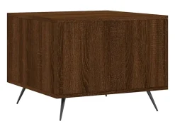 2 pcs Mesas de centro | Mesa de apoio | Mesa de café 50x50x40 cm madeira proc. carvalho^ Mesa De Centro