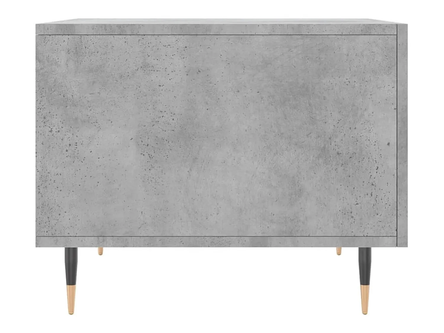 2 pcs Mesas de centro | Mesa de apoio | Mesa de café 50x50x40 cm madeira processada cinza cimento^ Mesa De Centro