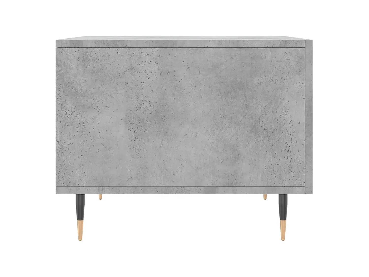 2 pcs Mesas de centro | Mesa de apoio | Mesa de café 50x50x40 cm madeira processada cinza cimento^ Mesa De Centro