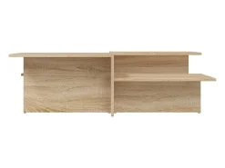 Mesa De Centro* 2 pcs Mesas de centro | Mesa de apoio | Mesa de café derivados de madeira carvalho sonoma Castanho
