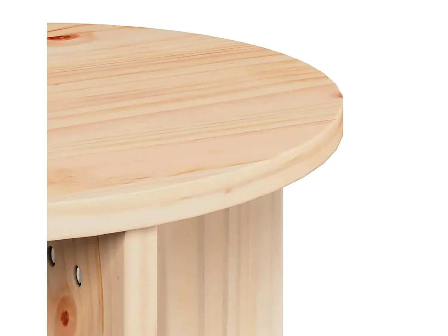 New 2 pcs Mesas de centro | Mesa de apoio | Mesa de café Natural 41.5x41.5x44 cm Castanho