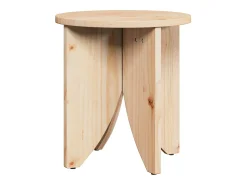 New 2 pcs Mesas de centro | Mesa de apoio | Mesa de café Natural 41.5x41.5x44 cm Castanho