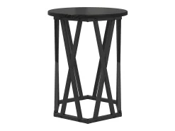 Mesa De Centro| 2 pcs Mesas de centro | Mesa de apoio | Mesa de café Carvalho 50x50x50 cm Preto