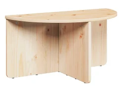 Mesa De Centro* 2 pcs Mesas de centro | Mesa de apoio | Mesa de café Natural 79x39.5x40 cm Castanho