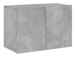 Móvel De Tv*vidaxl 5 pcs móveis de parede p/ TV derivados de madeira cinza cimento Cinzento claro